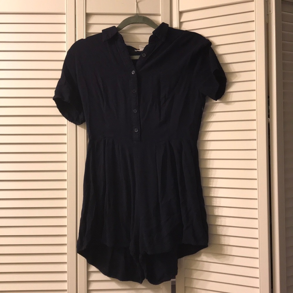 Deep Blue Romper
